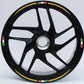 DualColorStampe Confezione Adesivi Set Completo di Cerchi Strisce per Moto per 2 Ruote da 15'' pollici strips Design Italia COD.D0091 a €12.99 solo da DualColorStampe