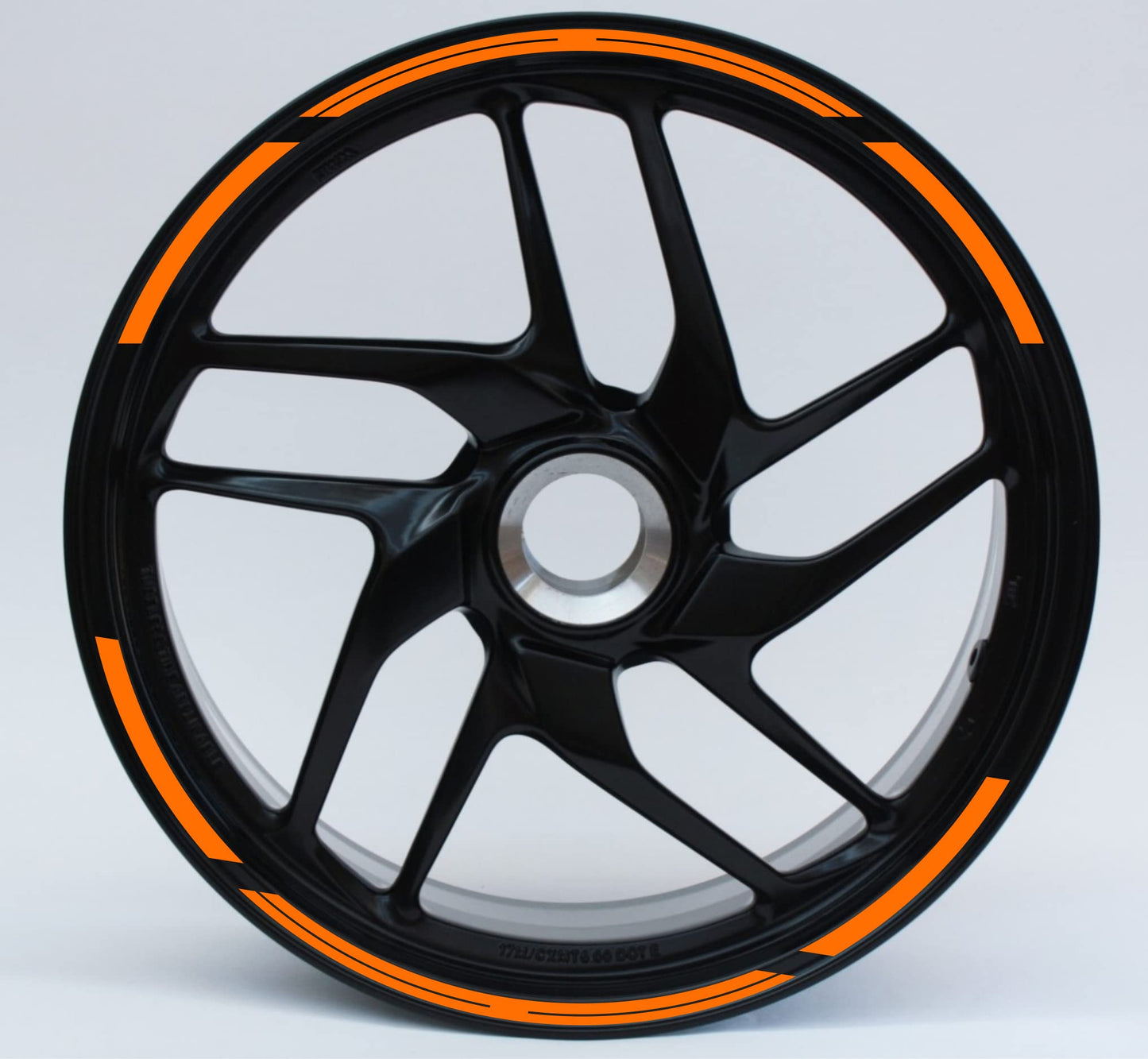 DualColorStampe Confezione Adesivi Set Completo di Cerchi Strisce per Moto per 2 Ruote da 17'' pollici Design Sportivo COD.D0061 a €12.99 solo da DualColorStampe