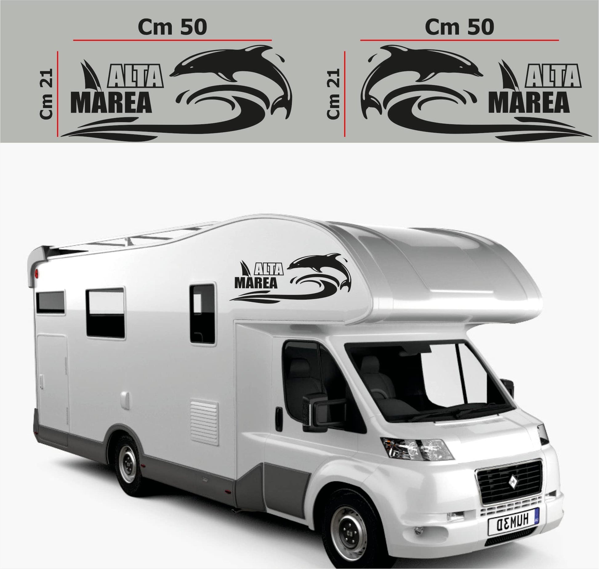 DualColorStampe Adesivi per Camper Compatibili con Adria Arca Bürstner Carthago Chausson Elnagh Mclouis Caravan Motorhome roulotte ALTA MEREA COD.0331 a €24.99 solo da DualColorStampe