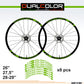 DualColorStampe Adesivi Cerchi Bici 26'' - 27,5'' - 28-29'' Pollici Ruota Bici MTB Bike Stickers Cerchi MTB B0059 a €10.00 solo da DualColorStampe