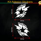 DualColorStampe Adesivi compatibili con JEEP RENEGADE fiancata laterale off road stella militare Adesivi Stickers Auto Decal accessori auto decorazione 0310 a €25.99 solo da DualColorStampe