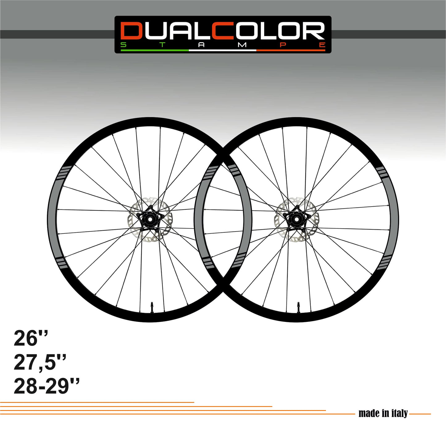 DualColorStampe Adesivi Compatibili con CANYON Cerchi Bici 26'' - 27,5'' - 28-29'' Pollici Ruota Bici MTB Bike Stickers Cerchi MTB B0028 a €10.00 solo da DualColorStampe