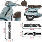 DualColorStampe Adesivi compatibili con Piaggio Vespa 150 PX SE 70° kit adesivi completo - Colore a scelta M0298