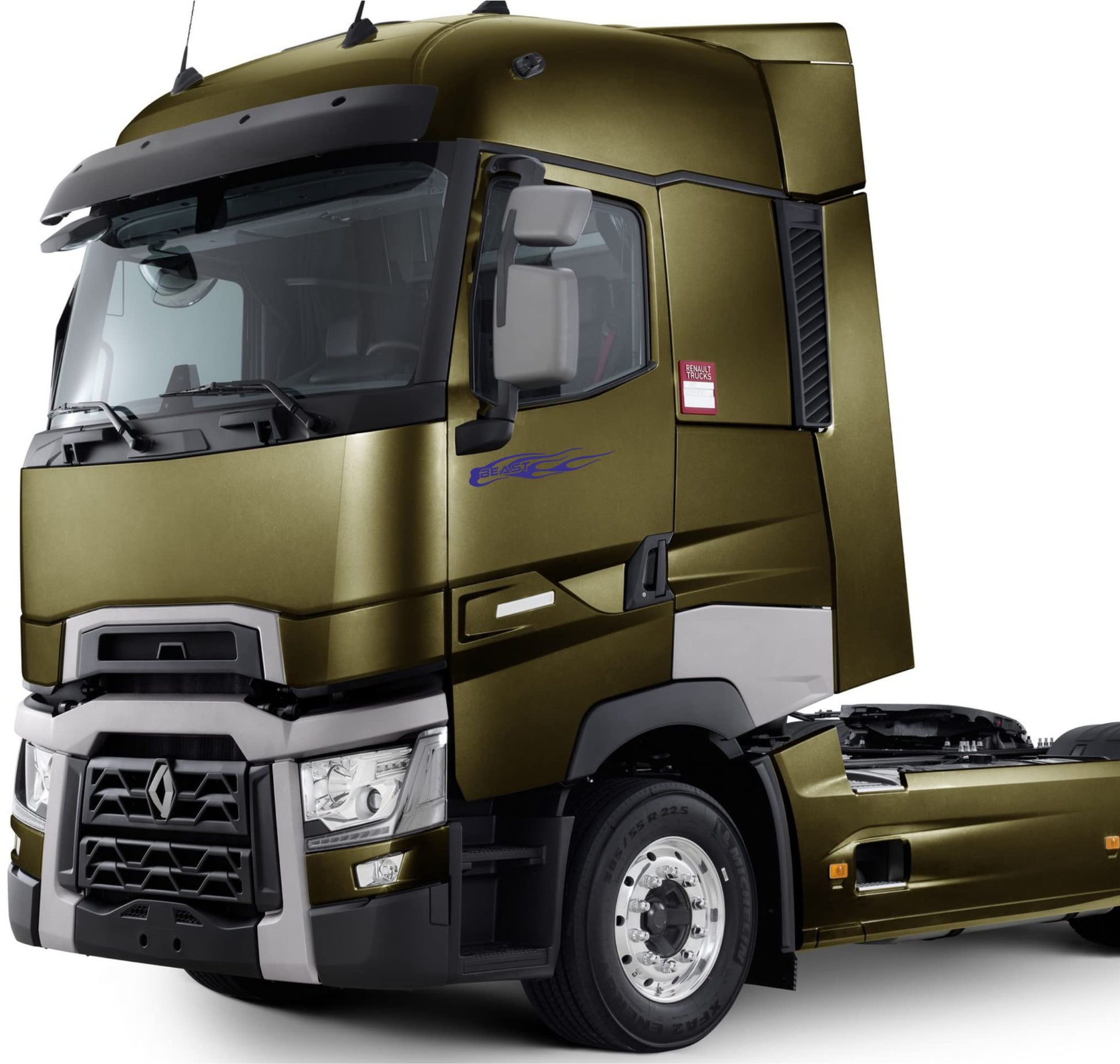 DualColorStampe Adesivi compatibili con Scania Iveco Man Daf Volvo per camion tir furgone beast bestia decorazioni camion accessori stickers COD.0223 a €18.90 solo da DualColorStampe