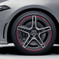 DualColorStampe Adesivi strisce cerchi compatibili con Mercedes-Benz AMG Cerchi in lega 18'' ruota cerchioni strisce stickers adesivi auto sport COD. 0337 a €16.99 solo da DualColorStampe