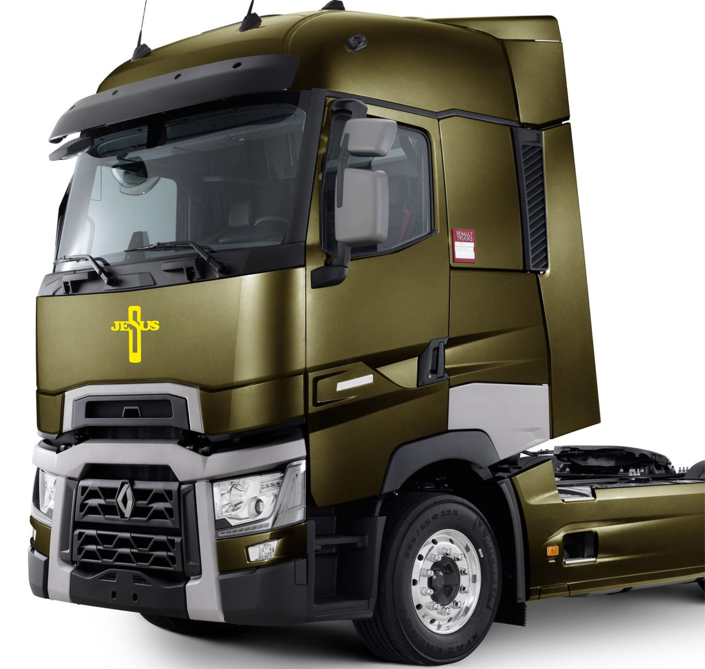 DualColorStampe Adesivi compatibili con Scania Iveco Man Daf Volvo per camion tir furgone jesus Gesù decorazioni camion accessori stickers COD.0221 a €18.90 solo da DualColorStampe