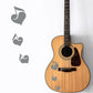 DualColorStampe Adesivi note musicali cuori per chitarra classica acustica elettrica basso accessori per chitarra - X0015 a €13.99 solo da DualColorStampe