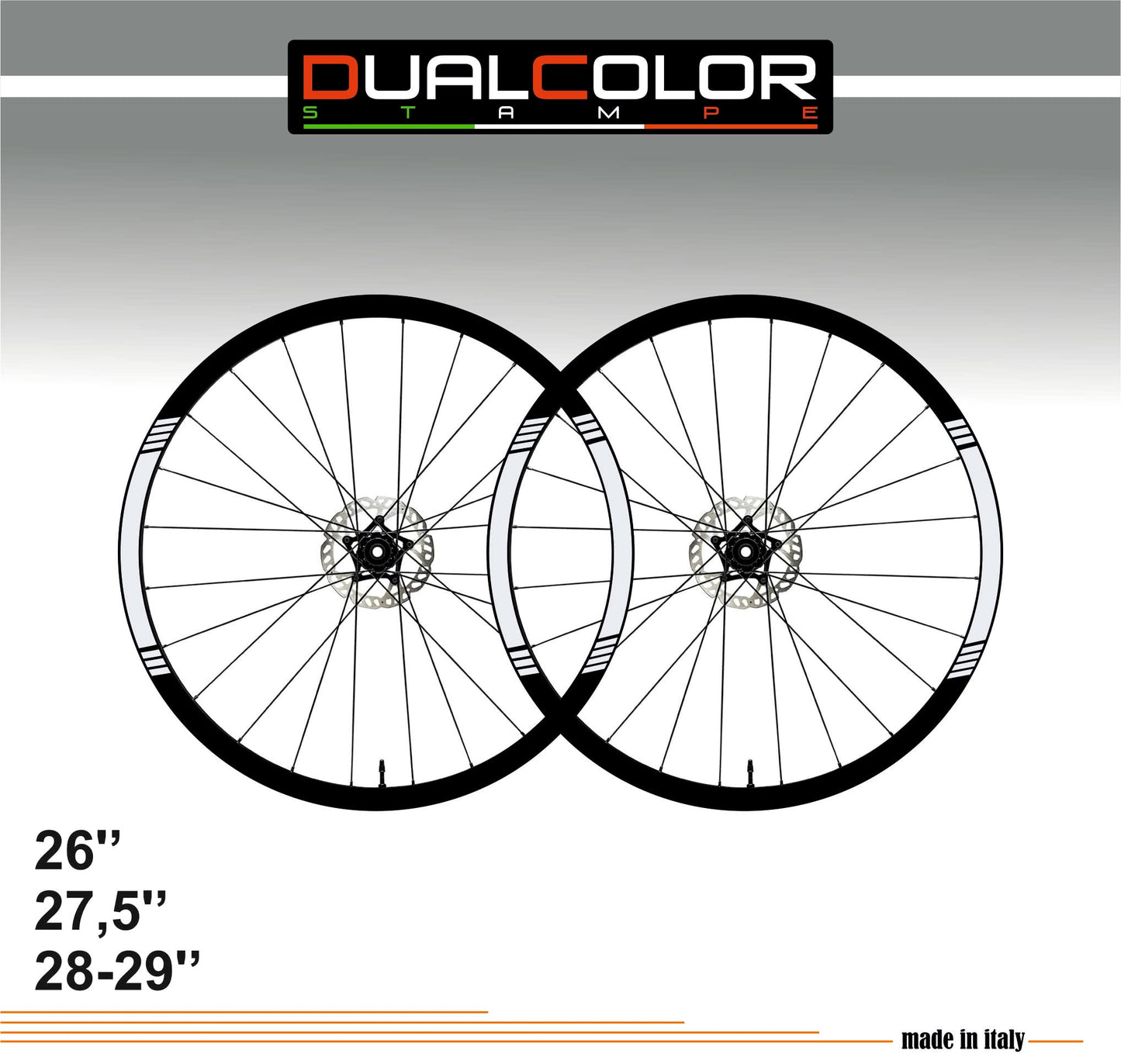 DualColorStampe Adesivi Compatibili con CANYON Cerchi Bici 26'' - 27,5'' - 28-29'' Pollici Ruota Bici MTB Bike Stickers Cerchi MTB B0028 a €10.00 solo da DualColorStampe