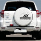 DualColorStampe Adesivi Compatibili con Toyota Rav4 Rav-4 Auto ruota di scorta copertura decalcomanie adesivi Auto decorazione adesivi accessori SURFING COD.0329 a €14.99 solo da DualColorStampe