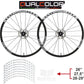 Adesivi Cerchi Bici MTB 26'' - 27,5'' - 28-29'' Pollici Ruota Bici MTB Bike Stickers Cerchi MTB Racing COD. B0141