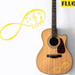 DualColorStampe Adesivi note musicali per chitarra classica acustica elettrica basso accessori per chitarra - X0014 a €13.99 solo da DualColorStampe