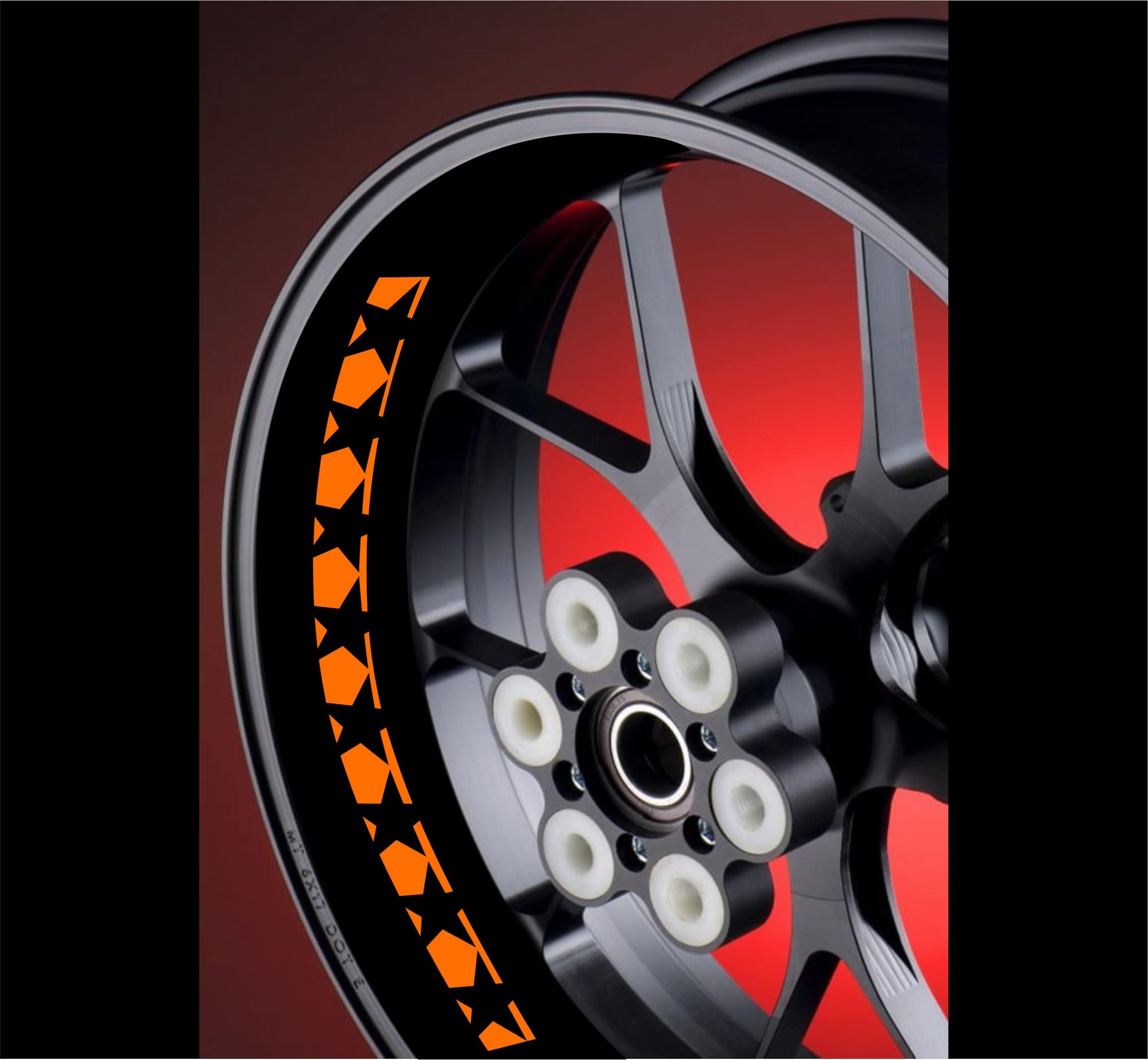 moto cerchi adesivi set adesivi decal vinile