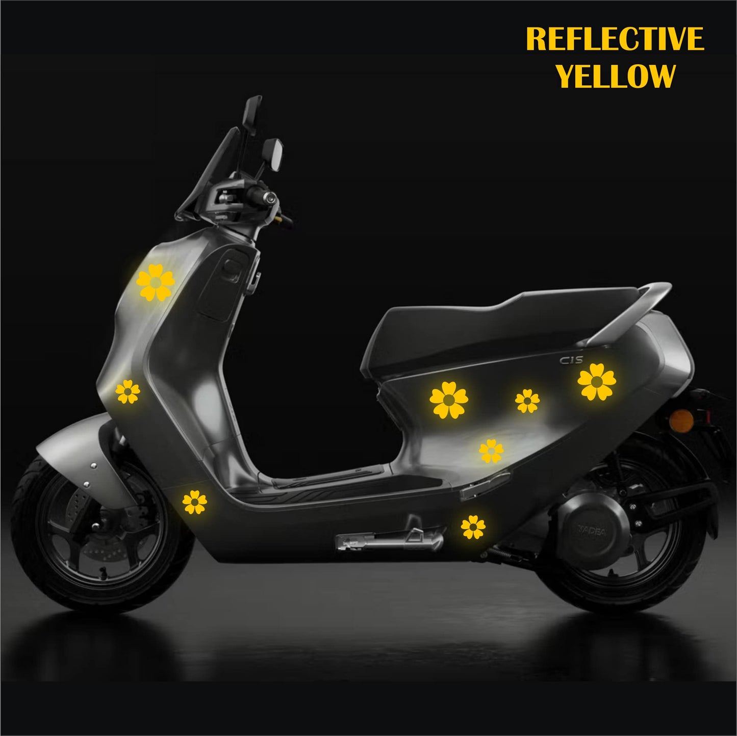 DualColorStampe Adesivi FIORI CASCO DONNA rifrangenti riflettenti catarifrangenti per scooter bici bicicletta auto moto stickers COD.C0059 a €11.99 solo da DualColorStampe