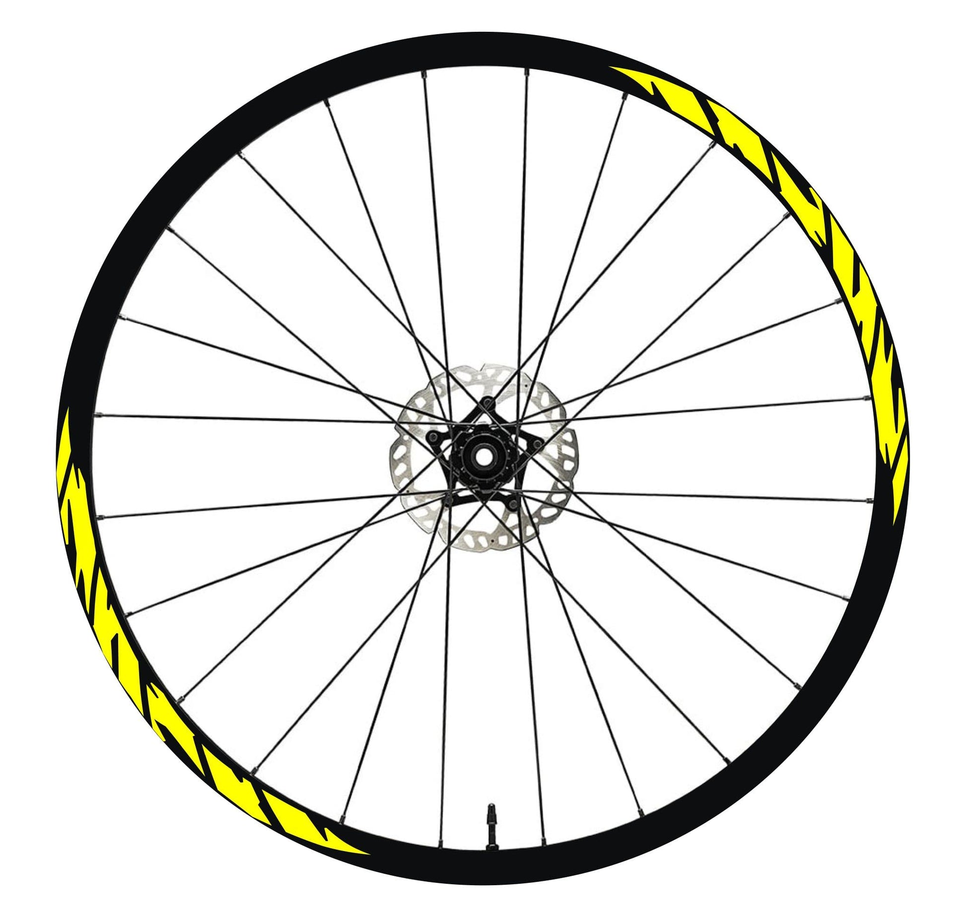 DualColorStampe Adesivi Compatibili con CUBE Cerchi Bici 26'' - 27,5'' - 28-29'' Pollici Ruota Bici MTB Bike Stickers Cerchi MTB B0062 a €17.99 solo da DualColorStampe