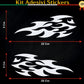 DualColorStampe Adesivi Compatibili con Harley-Davidson Tribale Fiamma serbatoio DX-SX stickers Moto Motorbike COD.M0228 a €19.99 solo da DualColorStampe