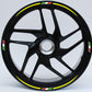 DualColorStampe Confezione Adesivi Set Completo di Cerchi Strisce per Moto per 2 Ruote da 15'' pollici strips Design Italia COD.D0091 a €14.99 solo da DualColorStampe