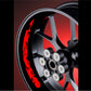 DualColorStampe Adesivi interno cerchi moto 17 POLLICI Compatibili con Ducati Suzuki Kawasaki Honda Triumph cerchi cerchioni gomme strisce COD.D0041 a €9.99 solo da DualColorStampe
