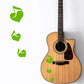 DualColorStampe Adesivi note musicali cuori per chitarra classica acustica elettrica basso accessori per chitarra - X0015 a €13.99 solo da DualColorStampe