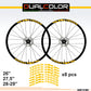 DualColorStampe Adesivi Cerchi Bici 26'' - 27,5'' - 28-29'' Pollici Ruota Bici MTB Bike Stickers Cerchi MTB B0057 a €10.00 solo da DualColorStampe