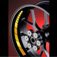 DualColorStampe Adesivi interno cerchi moto 17 POLLICI Compatibili con Ducati Suzuki Kawasaki Honda Triumph cerchi cerchioni gomme strisce COD.D0042 a €9.99 solo da DualColorStampe