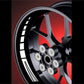 DualColorStampe Adesivi interno cerchi moto 17 POLLICI Compatibili con Ducati Suzuki Kawasaki Honda Triumph cerchi cerchioni gomme strisce COD.D0039 a €9.99 solo da DualColorStampe