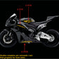 DualColorStampe Adesivi Compatibili con Honda CBR RR (2007-2010) carena DX-SX stickers Moto Motorbike COD.M0255 a €39.99 solo da DualColorStampe