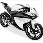 DualColorStampe Adesivi Compatibili con Yamaha YZF-R125 R125 (DX-SX) Carena moto decal stickers Design graffio M0127 a €18.99 solo da DualColorStampe