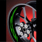 DualColorStampe Adesivi interno cerchi moto 17 POLLICI Compatibili con Ducati Suzuki Kawasaki Honda Triumph cerchi cerchioni gomme strisce COD.D0034 a €9.99 solo da DualColorStampe