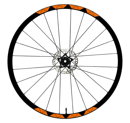 DualColorStampe Adesivi Cerchi Bici 26'' - 27,5'' - 28-29'' Pollici Ruota Bici MTB Bike Stickers Cerchi MTB TRIANGOLO B0072 a €10.00 solo da DualColorStampe