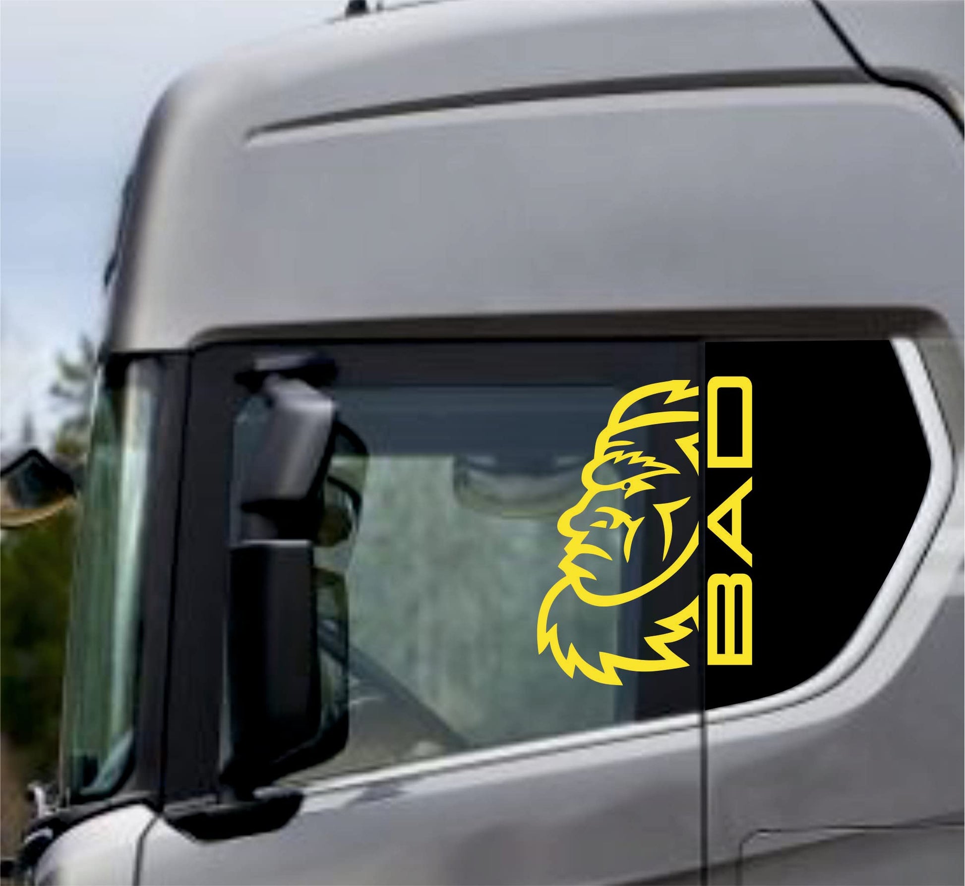 DualColorStampe Adesivi Compatibili con Scania Daf Iveco Man Camion  accessori camion stickers camion finestrino BAD COD.0306