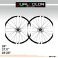 DualColorStampe Adesivi Compatibili con FOCUS Cerchi Bici 26'' - 27,5'' - 28-29'' Pollici Ruota Bici MTB Bike Stickers Cerchi MTB B0029 a €10.00 solo da DualColorStampe