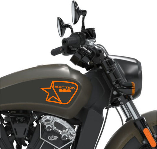 DualColorStampe Adesivi Compatibili con Indian motorcycle moto serbatoio DX-SX stickers Moto Motorbike Section 666 COD.M0270 a €18.99 solo da DualColorStampe