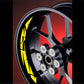 DualColorStampe Adesivi interno cerchi moto 17 POLLICI Compatibili con Ducati Suzuki Kawasaki Honda Triumph cerchi cerchioni gomme strisce COD.D0035 a €9.99 solo da DualColorStampe