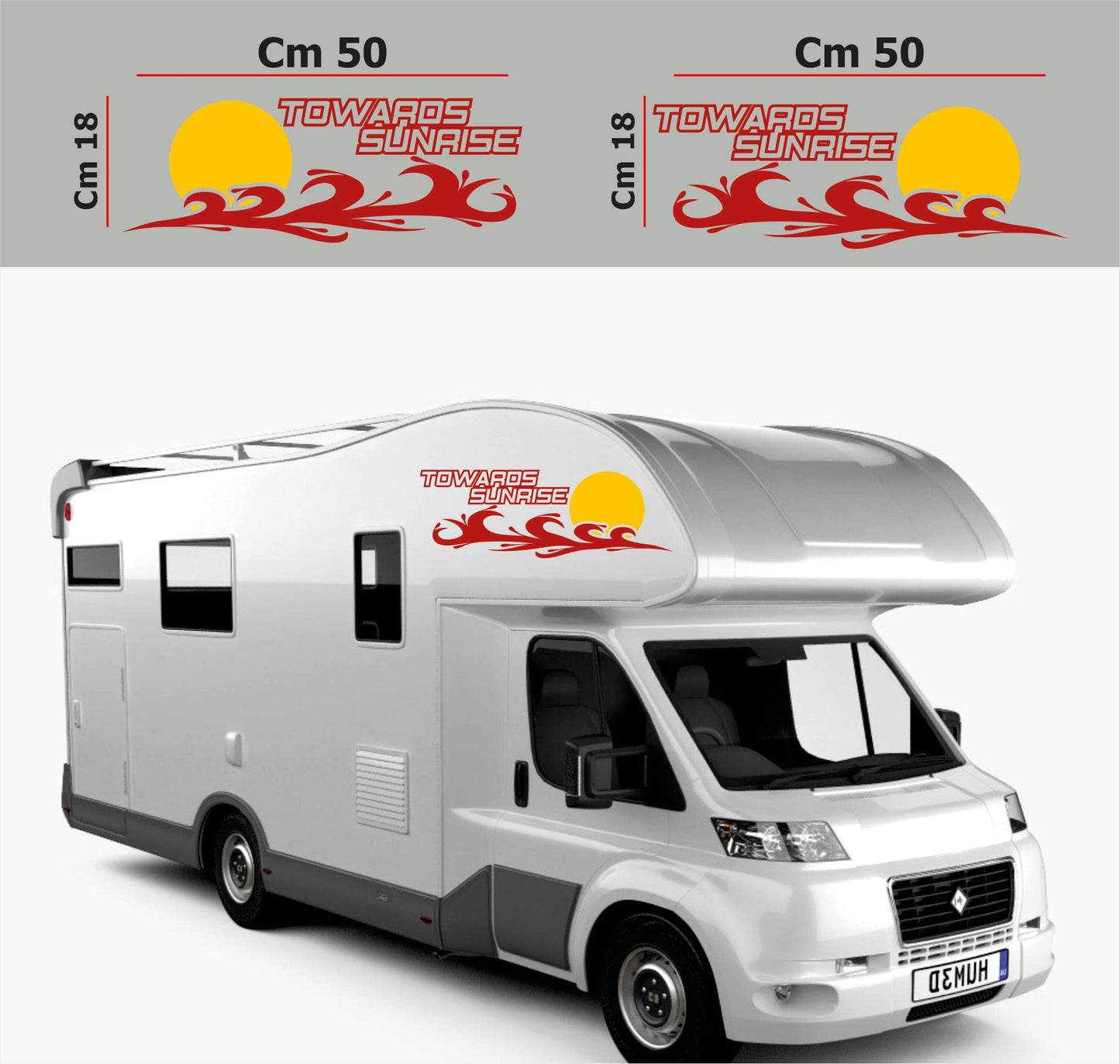 DualColorStampe Adesivi per Camper Compatibili con Adria Arca Bürstner Carthago Chausson Elnagh Mclouis Caravan Motorhome roulotte SOLE COD.0325 a €24.99 solo da DualColorStampe