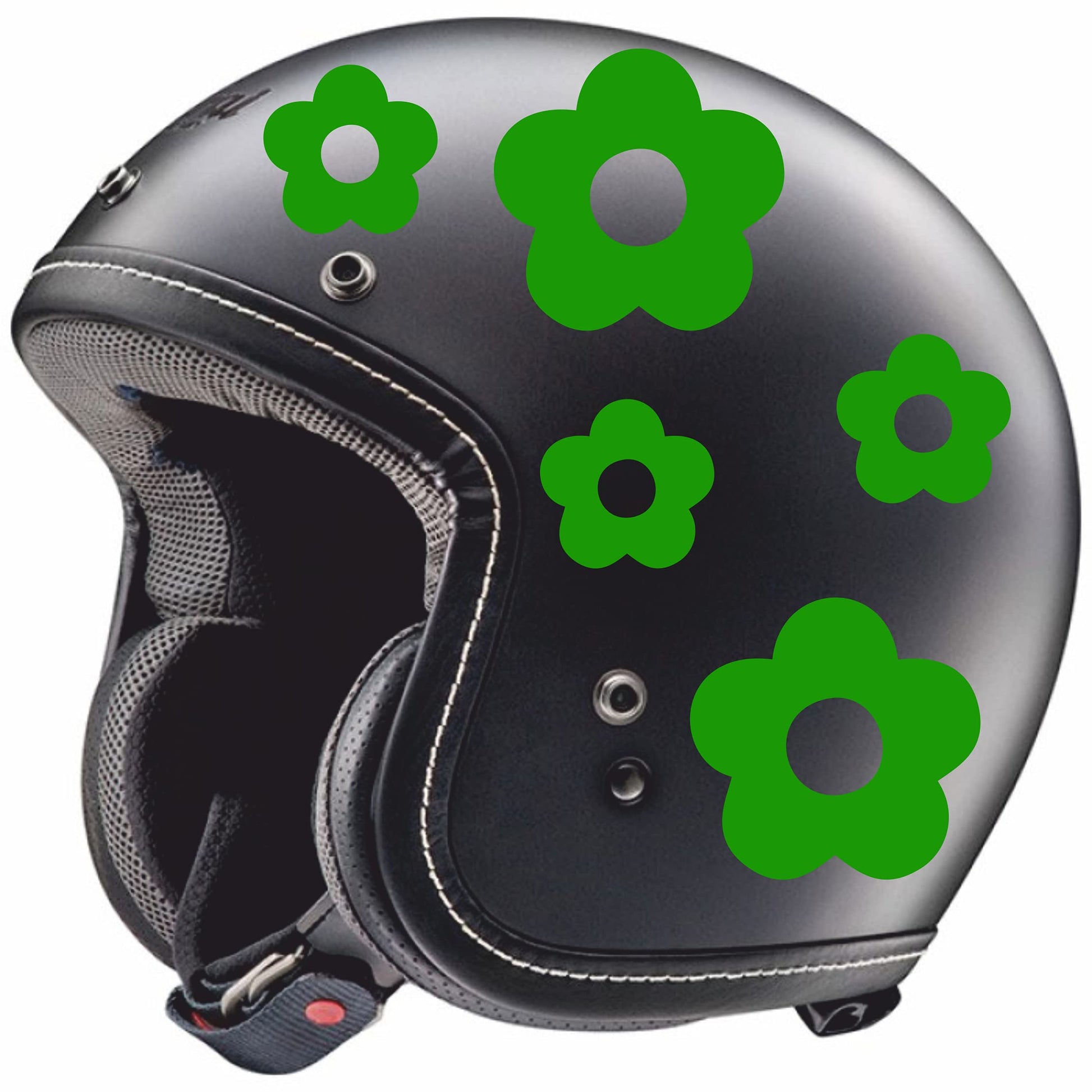 Adesivo -FIORI CASCO DONNA- decorazione per scooter casco auto moto stickers COD.C0022 a €9.99 solo da DualColorStampe