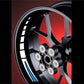 DualColorStampe Adesivi interno cerchi moto 17 POLLICI Compatibili con Ducati Suzuki Kawasaki Honda Triumph cerchi cerchioni gomme strisce COD.D0039 a €9.99 solo da DualColorStampe
