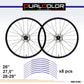 DualColorStampe Adesivi Cerchi Bici 26'' - 27,5'' - 28-29'' Pollici Ruota Bici MTB Bike Stickers Cerchi MTB accessori MTB B0043 a €10.00 solo da DualColorStampe