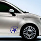 DualColorStampe Adesivi compatibili con Fiat 500 stella stickers decal carrozzeria decalcomania accessori auto COD.0287 a €19.99 solo da DualColorStampe