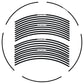 DualColorStampe Adesivi strisce cerchi compatibili con Mercedes-Benz AMG Cerchi in lega 18'' ruota cerchioni strisce stickers adesivi auto sport COD. 0337 a €14.99 solo da DualColorStampe