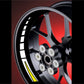 DualColorStampe Adesivi interno cerchi moto 17 POLLICI Compatibili con Ducati Suzuki Kawasaki Honda Triumph cerchi cerchioni gomme strisce COD.D0039 a €9.99 solo da DualColorStampe