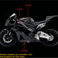DualColorStampe Adesivi Compatibili con Honda CBR RR (2007-2010) carena DX-SX stickers Moto Motorbike COD.M0255 a €39.99 solo da DualColorStampe