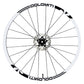 DualColorStampe Adesivi Cerchi Bici 26'' - 27,5'' - 28-29'' Pollici Ruota Bici MTB Bike Stickers Cerchi MTB B0059 a €10.00 solo da DualColorStampe