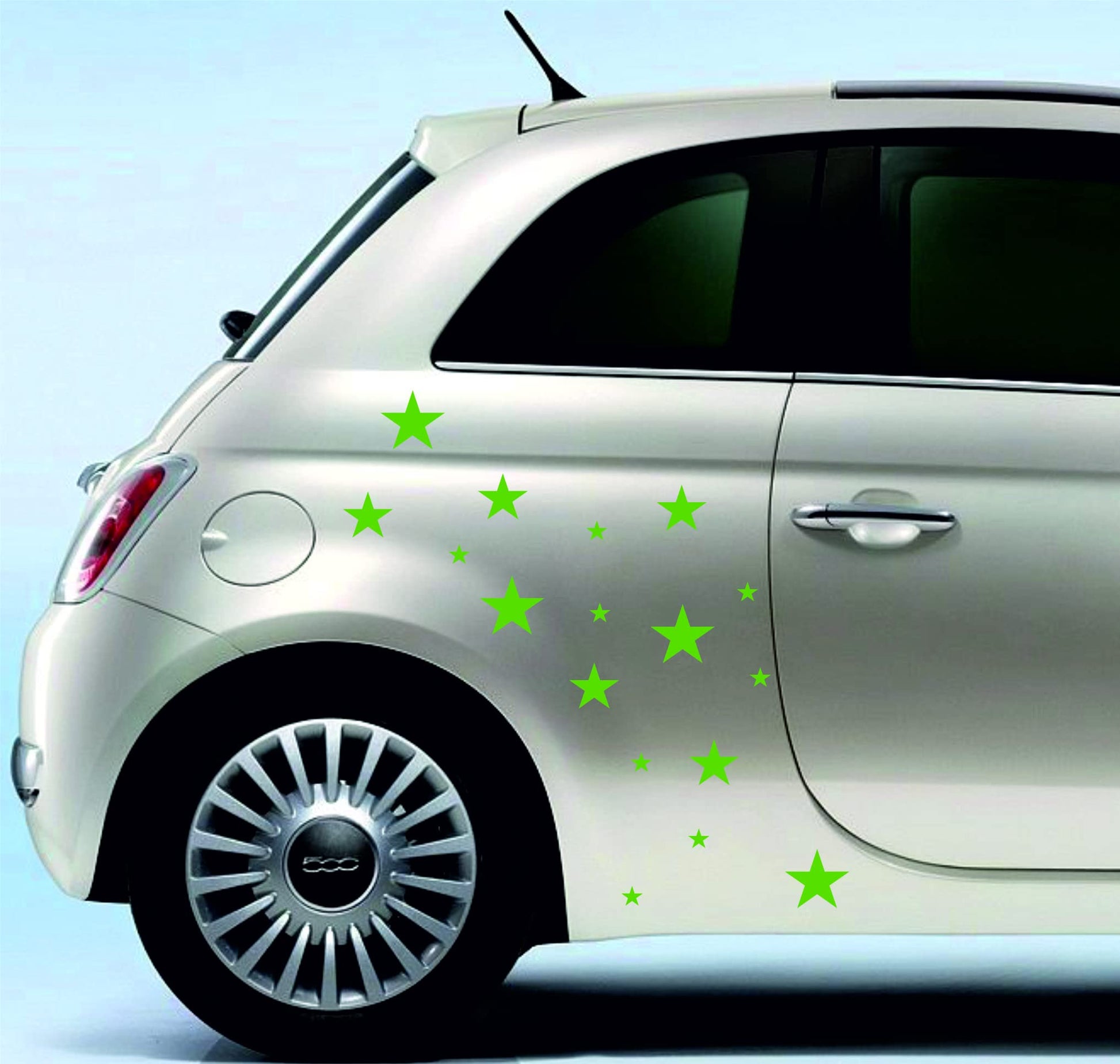 DualColorStampe Adesivi Compatibili con Fiat 500 stickers universali tuning stelline decal adesivi auto fiancata laterale COD.0284 a €11.99 solo da DualColorStampe