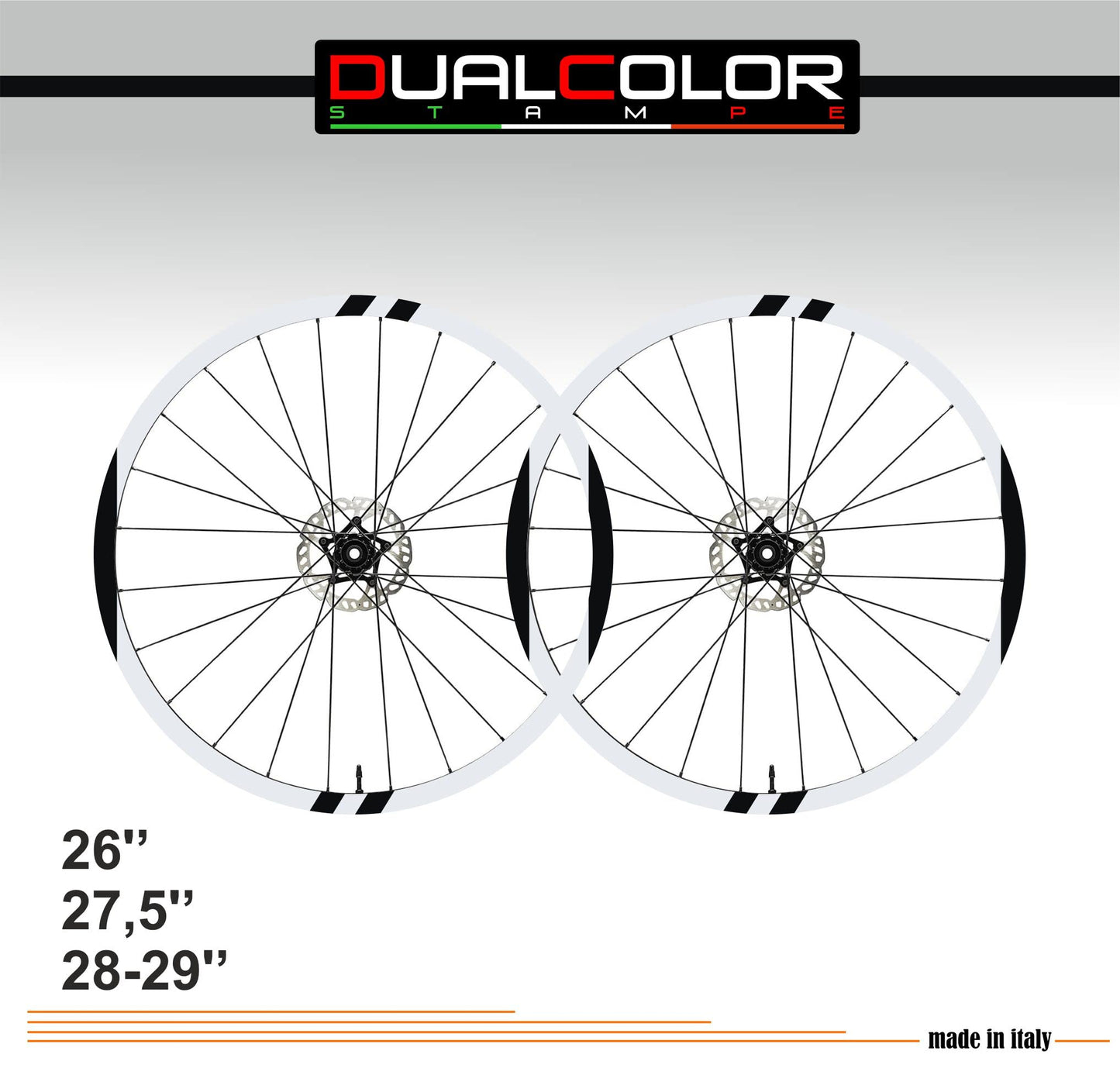 DualColorStampe Adesivi Compatibili con FOCUS Cerchi Bici 26'' - 27,5'' - 28-29'' Pollici Ruota Bici MTB Bike Stickers Cerchi MTB B0029 a €10.00 solo da DualColorStampe