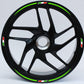 DualColorStampe Confezione Adesivi Set Completo di Cerchi Strisce per Moto per 2 Ruote da 15'' pollici strips Design Italia COD.D0091 a €14.99 solo da DualColorStampe