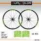 DualColorStampe Adesivi Cerchi Bici 26'' - 27,5'' - 28-29'' Pollici Ruota Bici MTB Bike Stickers Cerchi MTB B0030 a €10.00 solo da DualColorStampe