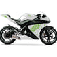 DualColorStampe Adesivi Compatibili con Yamaha YZF-R125 R125 (DX-SX) Carena moto decal stickers Design Stelle scacchiera M0126 a €18.99 solo da DualColorStampe