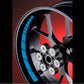 DualColorStampe Adesivi interno cerchi moto 17 POLLICI Compatibili con Ducati Suzuki Kawasaki Honda Triumph cerchi cerchioni gomme strisce COD.D0042 a €9.99 solo da DualColorStampe