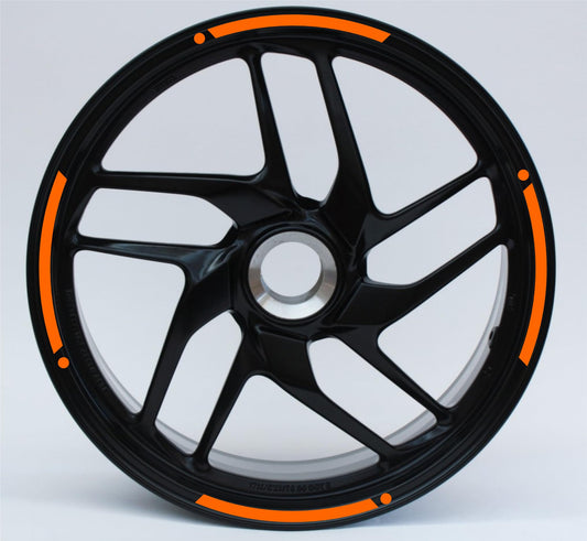 DualColorStampe Confezione Adesivi Set Completo di cerchi strisce per moto per 2 ruote da 15" pollici Design sportivo COD.D0084 a €12.99 solo da DualColorStampe