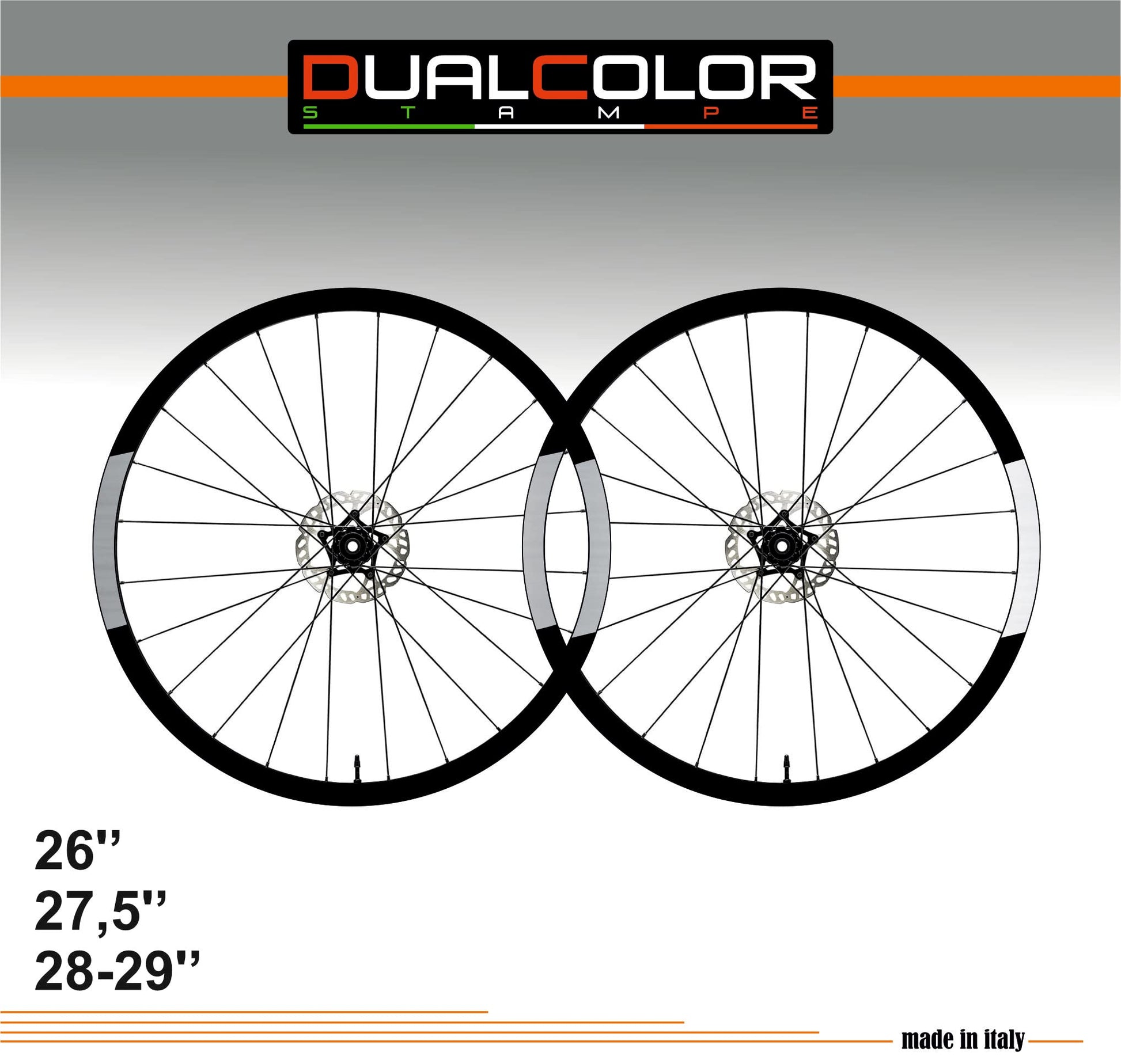 DualColorStampe Adesivi Compatibili con Canyon Cerchi Bici 26'' - 27,5'' - 28-29'' Pollici Ruota Bici MTB Bike Stickers Cerchi MTB B0015 a €9.99 solo da DualColorStampe